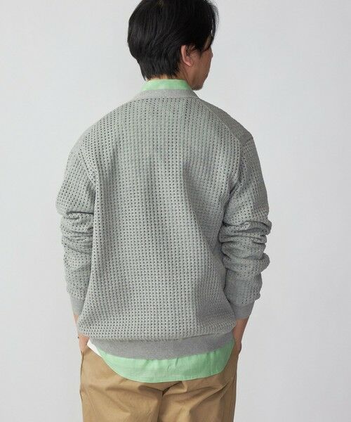 SHIPS / シップス カーディガン・ボレロ | SHIPS:〈手洗い可能〉12ゲージ クロシェライク アイレット カーディガン | 詳細3