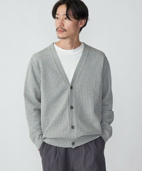 SHIPS / シップス カーディガン・ボレロ | SHIPS:〈手洗い可能〉12ゲージ クロシェライク アイレット カーディガン | 詳細9