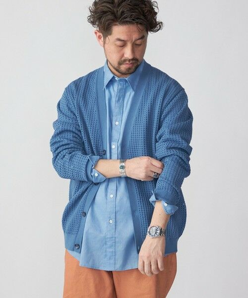 SHIPS / シップス カーディガン・ボレロ | SHIPS:〈手洗い可能〉12ゲージ クロシェライク アイレット カーディガン | 詳細27