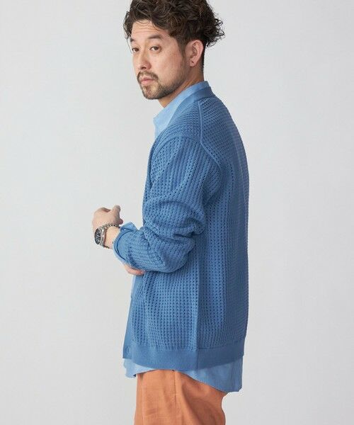 SHIPS / シップス カーディガン・ボレロ | SHIPS:〈手洗い可能〉12ゲージ クロシェライク アイレット カーディガン | 詳細28