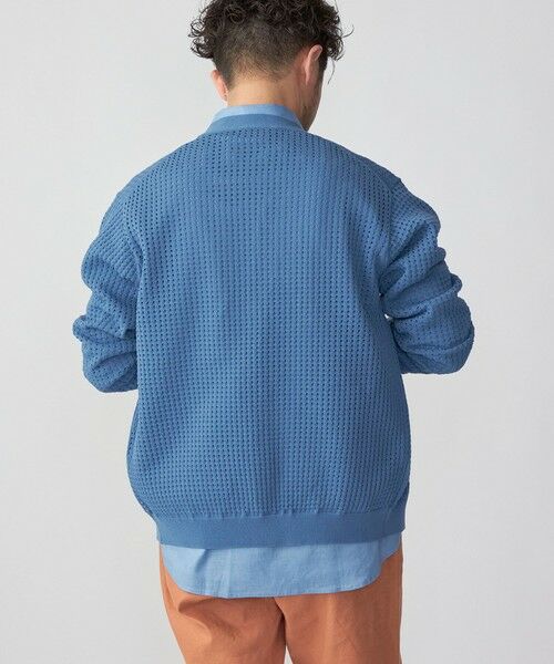 SHIPS / シップス カーディガン・ボレロ | SHIPS:〈手洗い可能〉12ゲージ クロシェライク アイレット カーディガン | 詳細29