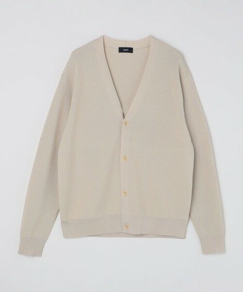 SHIPS / シップス カーディガン・ボレロ | SHIPS: 〈手洗い可能〉12ゲージ ペーパーミックス ヤーン Vカーディガン | 詳細3