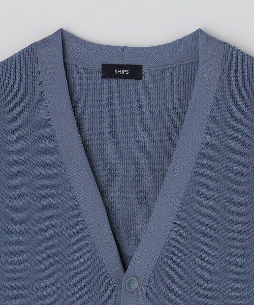 SHIPS / シップス カーディガン・ボレロ | SHIPS: 〈手洗い可能〉12ゲージ ペーパーミックス ヤーン Vカーディガン | 詳細18