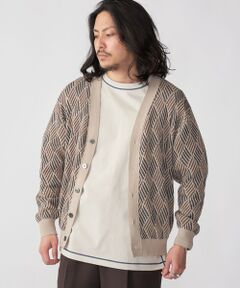 SHIPS / シップス カーディガン・ボレロ | SHIPS: 〈手洗い可能〉ジオメトリック ジャカード カーディガン