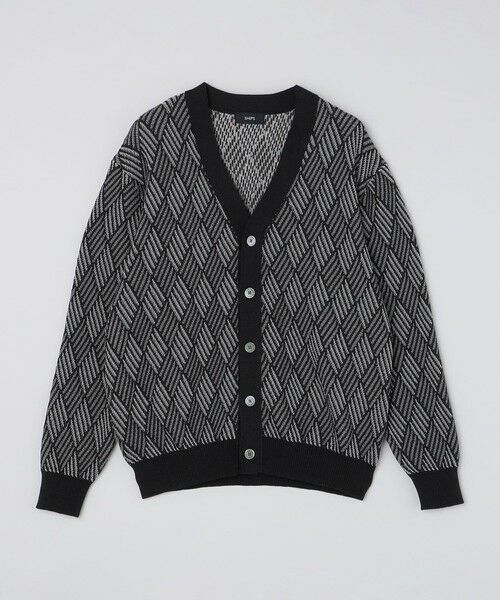 SHIPS / シップス カーディガン・ボレロ | SHIPS: 〈手洗い可能〉ジオメトリック ジャカード カーディガン | 詳細9