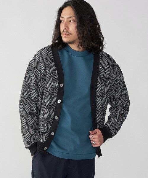 SHIPS / シップス カーディガン・ボレロ | SHIPS: 〈手洗い可能〉ジオメトリック ジャカード カーディガン | 詳細5