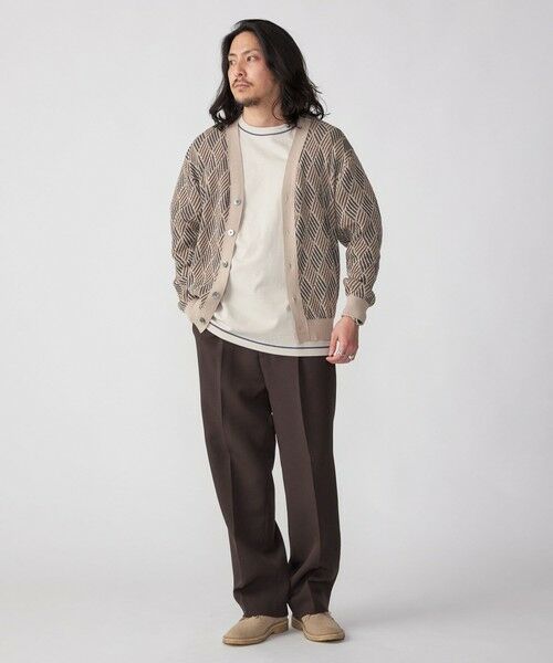 SHIPS / シップス カーディガン・ボレロ | SHIPS: 〈手洗い可能〉ジオメトリック ジャカード カーディガン | 詳細11