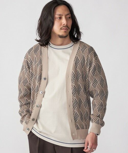 SHIPS / シップス カーディガン・ボレロ | SHIPS: 〈手洗い可能〉ジオメトリック ジャカード カーディガン | 詳細12