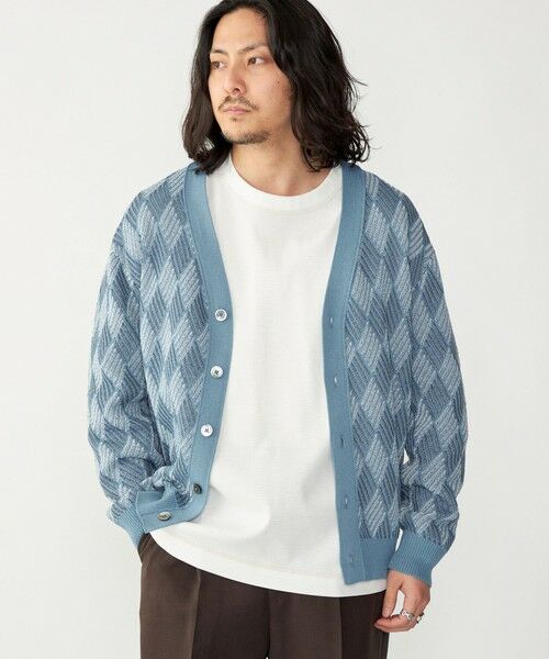 SHIPS / シップス カーディガン・ボレロ | SHIPS: 〈手洗い可能〉ジオメトリック ジャカード カーディガン | 詳細20