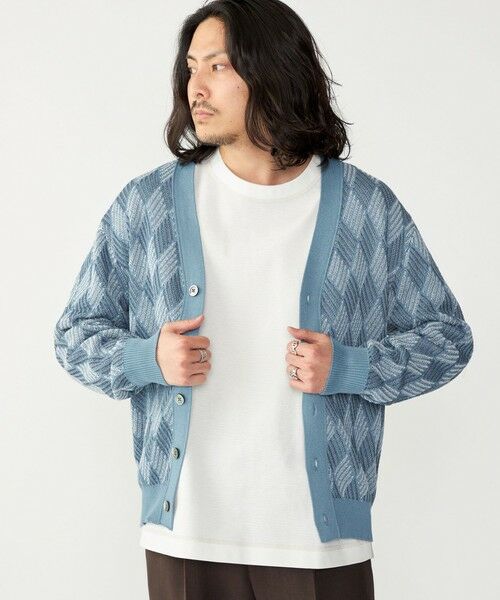 SHIPS / シップス カーディガン・ボレロ | SHIPS: 〈手洗い可能〉ジオメトリック ジャカード カーディガン | 詳細21