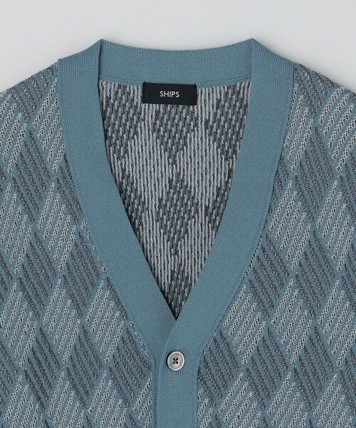 SHIPS / シップス カーディガン・ボレロ | SHIPS: 〈手洗い可能〉ジオメトリック ジャカード カーディガン | 詳細26