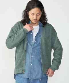 SHIPS / シップス カーディガン・ボレロ | SHIPS: 9GG サンフェード リネン Vネック カーディガン