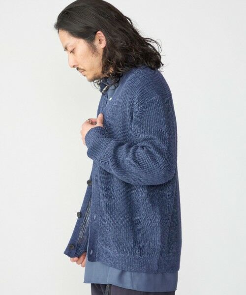 SHIPS / シップス カーディガン・ボレロ | SHIPS: 9GG サンフェード リネン Vネック カーディガン | 詳細23