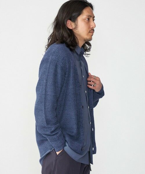 SHIPS / シップス カーディガン・ボレロ | SHIPS: 9GG サンフェード リネン Vネック カーディガン | 詳細25