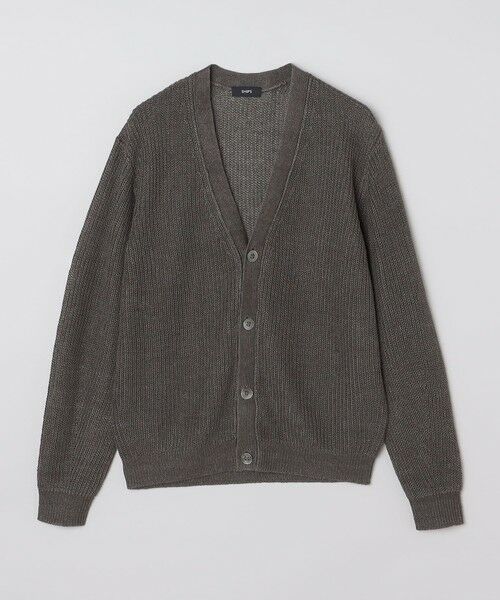 SHIPS / シップス カーディガン・ボレロ | SHIPS: サンフェード リネン Vネック カーディガン | 詳細3