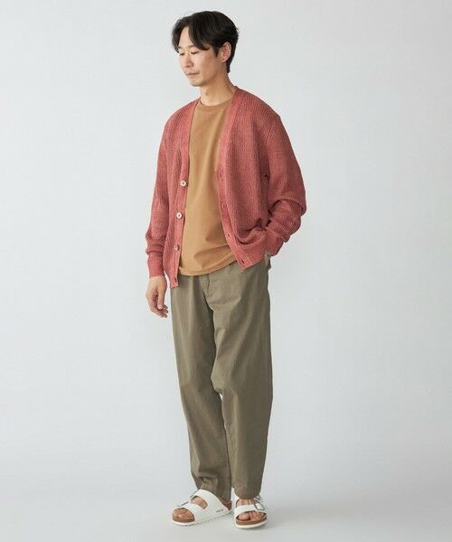 SHIPS / シップス カーディガン・ボレロ | SHIPS: サンフェード リネン Vネック カーディガン | 詳細4