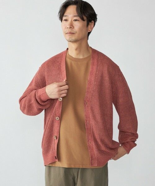 SHIPS / シップス カーディガン・ボレロ | SHIPS: サンフェード リネン Vネック カーディガン | 詳細8