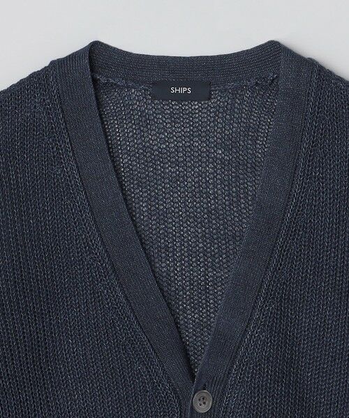 SHIPS / シップス カーディガン・ボレロ | SHIPS: サンフェード リネン Vネック カーディガン | 詳細18