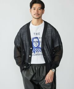 SHIPS / シップス カーディガン・ボレロ | BENCH MARKING SHIRT: シアー ニット Vカーディガン
