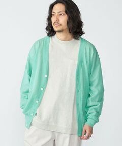 SHIPS / シップス カーディガン・ボレロ | BENCH MARKING SHIRT: シアー ニット Vカーディガン