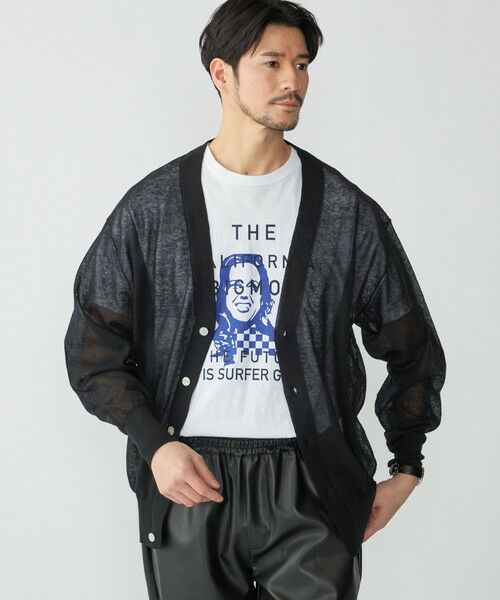 SHIPS / シップス カーディガン・ボレロ | BENCH MARKING SHIRT: シアー ニット Vカーディガン | 詳細2