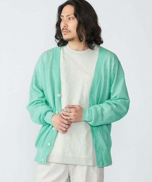 SHIPS / シップス カーディガン・ボレロ | BENCH MARKING SHIRT: シアー ニット Vカーディガン | 詳細11