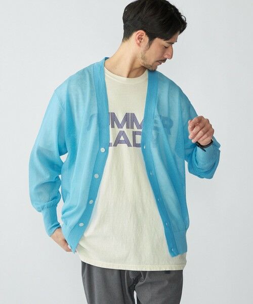 SHIPS / シップス カーディガン・ボレロ | BENCH MARKING SHIRT: シアー ニット Vカーディガン | 詳細18