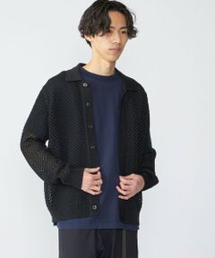 SHIPS / シップス カーディガン・ボレロ | SHIPS:〈手洗い可能〉メッシュ ニット カーディガン
