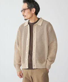 SHIPS / シップス カーディガン・ボレロ | SHIPS:〈手洗い可能〉メッシュ ニット カーディガン