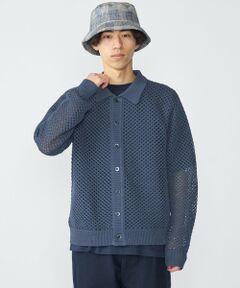 SHIPS / シップス カーディガン・ボレロ | SHIPS:〈手洗い可能〉メッシュ ニット カーディガン