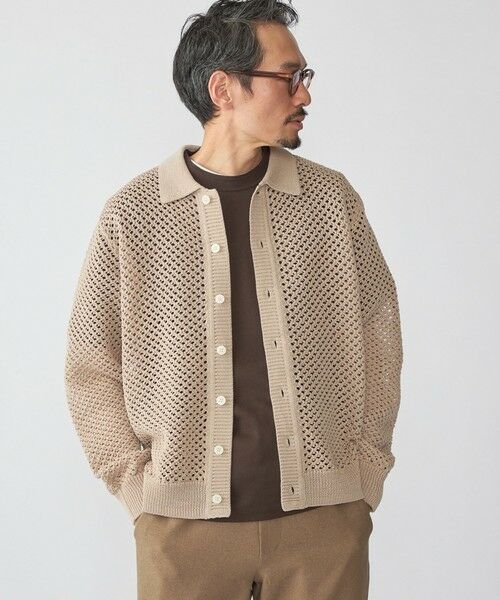 SHIPS / シップス カーディガン・ボレロ | SHIPS:〈手洗い可能〉メッシュ ニット カーディガン | 詳細8