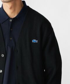 SHIPS / シップス カーディガン・ボレロ | 【SHIPS別注】LACOSTE: コットン/ポリエステル Vネック カーディガン 24FW