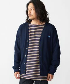 SHIPS / シップス カーディガン・ボレロ | 【SHIPS別注】LACOSTE: コットン/ポリエステル Vネック カーディガン 24FW