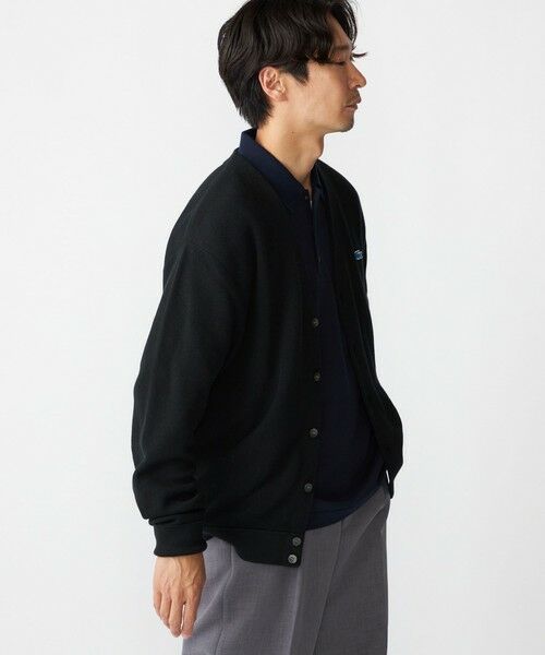 SHIPS / シップス カーディガン・ボレロ | 【SHIPS別注】LACOSTE: コットン/ポリエステル Vネック カーディガン 24FW | 詳細8