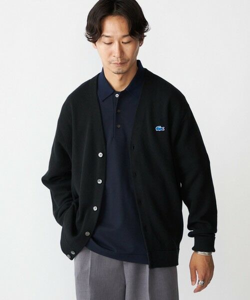 SHIPS / シップス カーディガン・ボレロ | 【SHIPS別注】LACOSTE: コットン/ポリエステル Vネック カーディガン 24FW | 詳細5