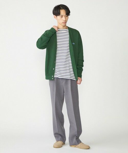 SHIPS / シップス カーディガン・ボレロ | 【SHIPS別注】LACOSTE: コットン/ポリエステル Vネック カーディガン 24FW | 詳細11