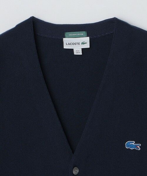 SHIPS / シップス カーディガン・ボレロ | 【SHIPS別注】LACOSTE: コットン/ポリエステル Vネック カーディガン 24FW | 詳細23