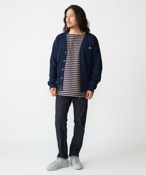 SHIPS / シップス カーディガン・ボレロ | 【SHIPS別注】LACOSTE: コットン/ポリエステル Vネック カーディガン 24FW | 詳細18