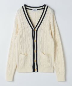 SHIPS / シップス カーディガン・ボレロ | SHIPS: 奥山メリヤス チルデン ニット カーディガン