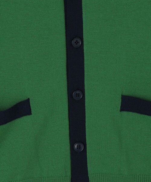 SHIPS / シップス カーディガン・ボレロ | SHIPS:〈手洗い可能〉ICE WOOL カラーパネル Vネック ニット カーディガン | 詳細10