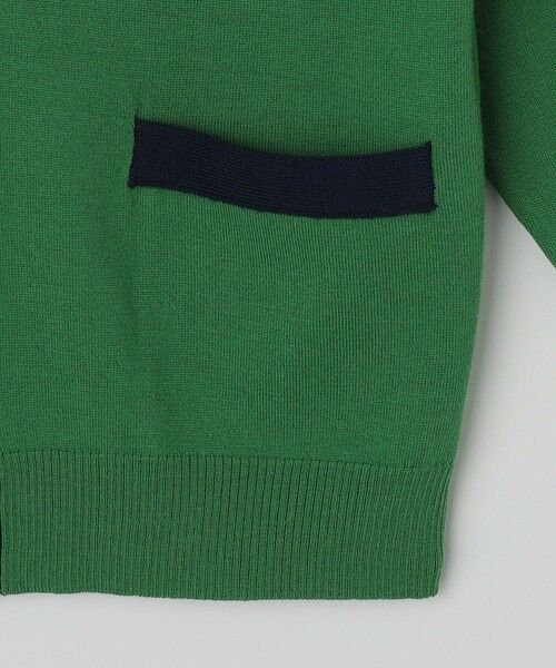 SHIPS / シップス カーディガン・ボレロ | SHIPS:〈手洗い可能〉ICE WOOL カラーパネル Vネック ニット カーディガン | 詳細12