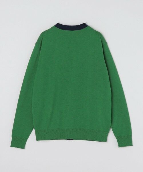 SHIPS / シップス カーディガン・ボレロ | SHIPS:〈手洗い可能〉ICE WOOL カラーパネル Vネック ニット カーディガン | 詳細13