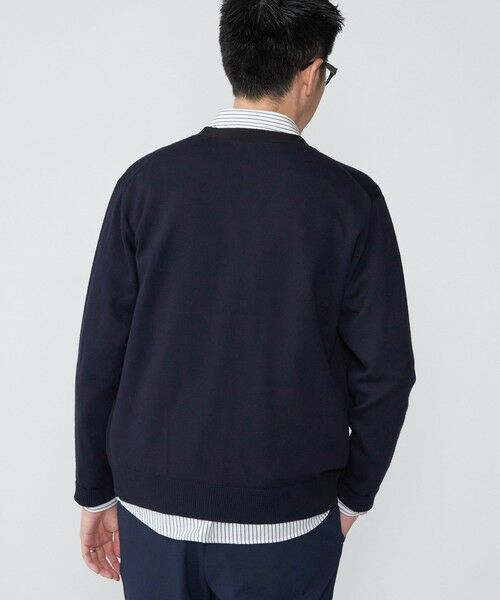 SHIPS / シップス カーディガン・ボレロ | SHIPS:〈手洗い可能〉ICE WOOL カラーパネル Vネック ニット カーディガン | 詳細17