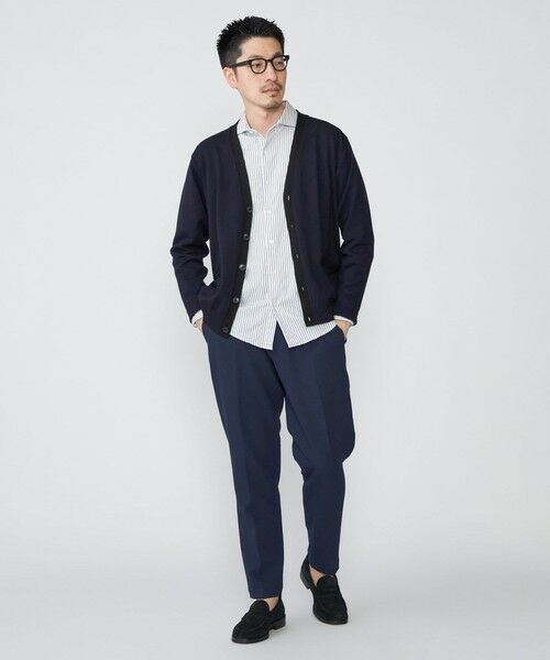 SHIPS / シップス カーディガン・ボレロ | SHIPS:〈手洗い可能〉ICE WOOL カラーパネル Vネック ニット カーディガン | 詳細19