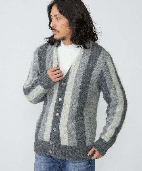 SHIPS / シップス カーディガン・ボレロ | SHIPS: アルパカ ガーター Vネック カーディガン | 詳細1