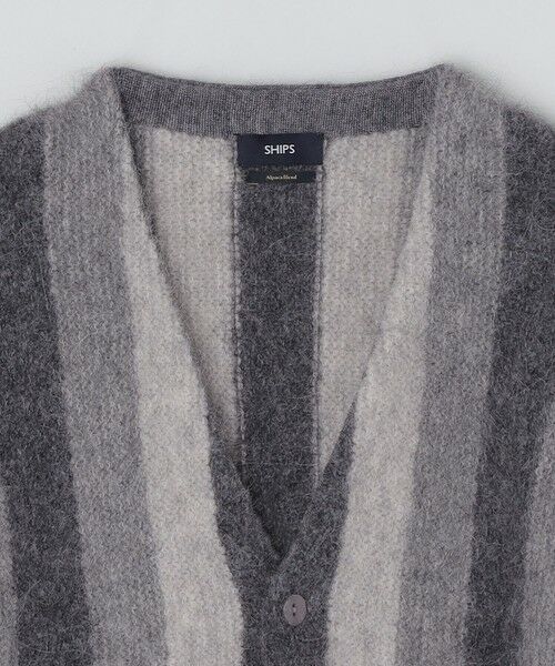 SHIPS / シップス カーディガン・ボレロ | SHIPS: アルパカ ガーター Vネック カーディガン | 詳細10