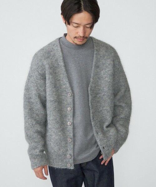 SHIPS / シップス カーディガン・ボレロ | SHIPS: アルパカ ガーター Vネック カーディガン | 詳細15