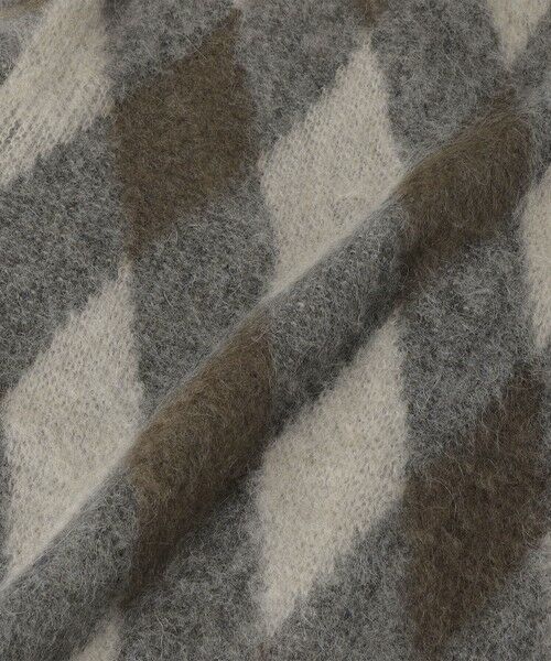 SHIPS / シップス カーディガン・ボレロ | SHIPS: モヘヤ アーガイル Vネック ニット カーディガン | 詳細4