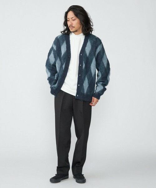 SHIPS / シップス カーディガン・ボレロ | SHIPS: モヘヤ アーガイル Vネック ニット カーディガン | 詳細22