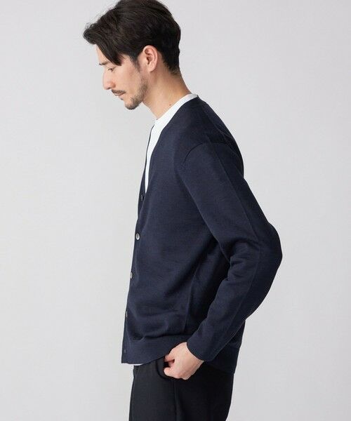 SHIPS / シップス カーディガン・ボレロ | SHIPS: ハンドフレーム 16ゲージ Vネック カーディガン ニット | 詳細11